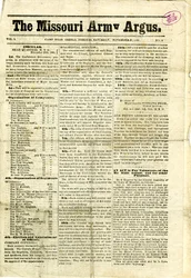 Includes Printed Circulars and Letters, a Proclamation, and a Message to Women of Missouri